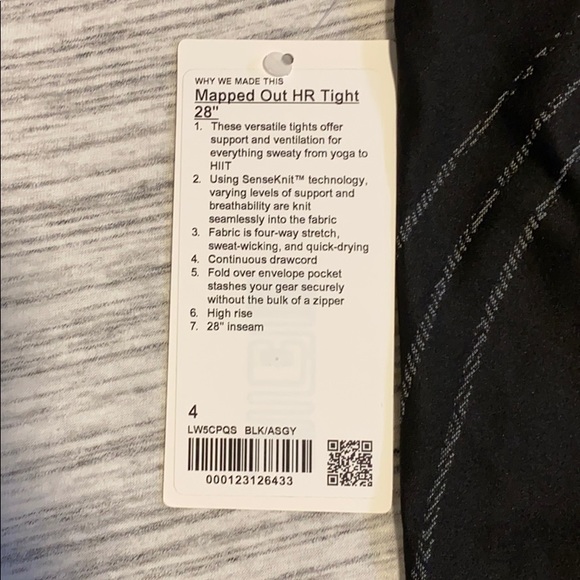 Lululemon Mapped Out Running Tight 28” - Picture 5 of 5